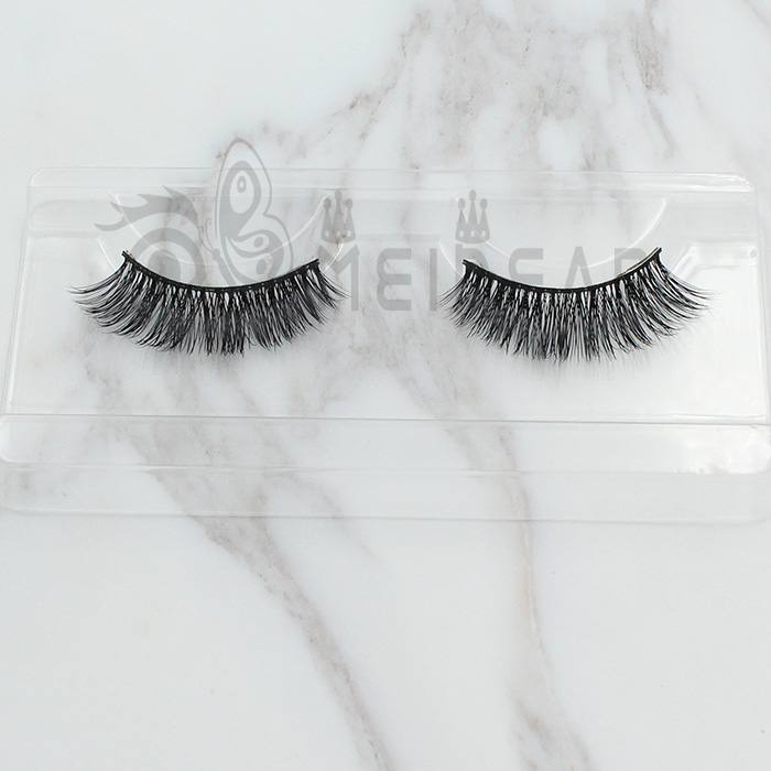 Fashion Lady Siberian Fluffy 100% Real Mink Fur Strip Lashes